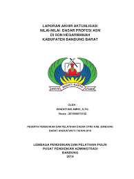 Referensi contoh abstrak ekonomi, laporan praktikum, skripsi, lkir, opsi, pkm dan karya ilmiah semua lengkap ✅ disini. Laporan Akhir Aktualisasi Windhy