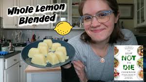 Have you ever tried blending the entire lemon to get out the most  antioxidants and fiber? We have been doing this since I received the How  Not to Die Cookbook and I