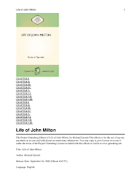 O clube do livro e a traducao (the. Pdf Life Of John Milton Pdf Ahmed Qureshi Academia Edu