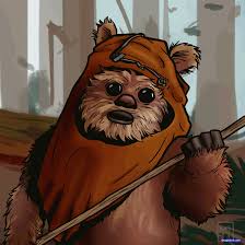 How To Draw An Ewok Ewoks Step By Step Star Wars Characters Draw Star Wars Sci Fi Free Online Drawin Star Wars Drawings Star Wars Cartoon Ewoks Star Wars