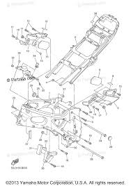 A job instruction chart 6 accompanies the exploded diagram, providing the order of jobs, names of engine specifications plate quantity warpage limit clutch spring free length minimum length spring check operation. Yamaha Motorcycle 2004 Oem Parts Diagram For Frame Partzilla Com