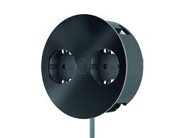 Bachmann Twist 2x Socket 931 150 Black Matt