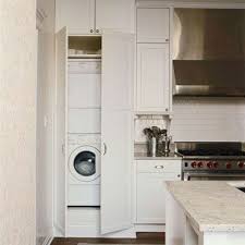 A Washer And Dryer In The Kitchen