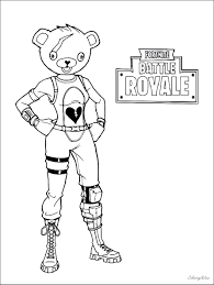 Fortnite Battle Royale Coloring Page Master Grenadier Kacee