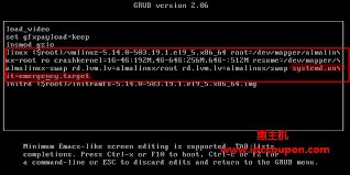 AlmaLinux 8/9进入单用户模式并执行系统维护示例教程-惠主机