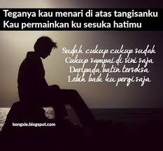 Download mp3 sudah cukup sudah gratis, ada 20 daftar lagu sudah cukup sudah yang bisa anda download. Lirik Lagu Cukuplah Sudah