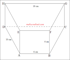 Cari dan hitunglah tinggi trapezium tersebut ! Cara Menentukan Luas Permukaan Prisma Trapesium