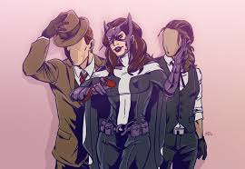 Birds Of Prey Renee Montoya Shirt January 2012 Huntress Helena Bertinelli And The Question S Vic Sage And Renee Montoya Of Dc Comics So I Was Thi This Or That Questions Dc Comics Huntress