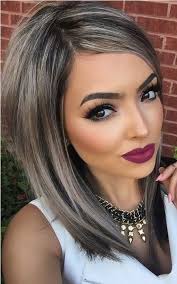 Best Highlights To Cover Gray Hair Wow Com Image Results Hair Styles Brown Hair With Silver Highlights Short Hair Styles
