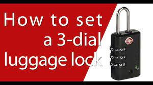 How do you set a samsonite tsa lock? How To Set A 3 Dial Luggage Lock Youtube