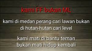Lebih seru kalau pantun ff ini diucapkan ketika kamu lagi. Kata Kata Ml Buat Nyindir Ff