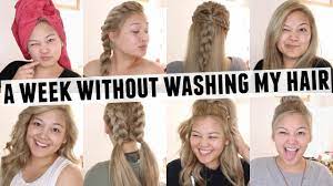 Wesley tells me, when using the proper at home regimen, you can keep your. A Week Without Washing My Hair Hairstyles Youtube