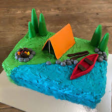 You can read my disclosure policy here. Diy Camping Cake Kit Birthday Cake Father S Day Cake Kits