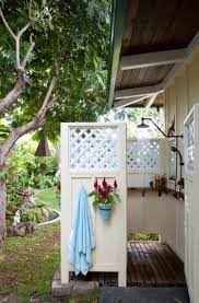 Tropical stone path enclosed outdoor shower 25. 21 Awesome Outdoor Shower Design Ideas Sebring Design Build