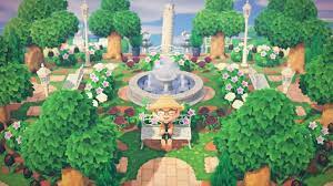 Gulliver S Gift Was The Finishing Touch To My Park Garden Ac Newhorizons Animal Crossing Animal Crossing Memes Garden Animals