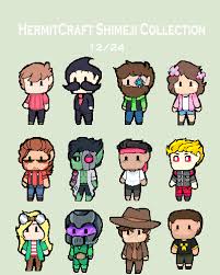 Pick up a shimeji with the mouse pointer, drag them around, and drop them where you want. Hermitcraft Shimeji Collection 1 Hermitcraft