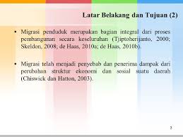 Tulislah hasil diskusi dan pengamatan kalian! Pengaruh Pembangunan Ekonomi Terhadap Pola Migrasi Di Indonesia Ppt Download