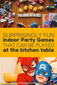 But playing games is one such activity which can bring everyone together. Indoor Party Games That Can Be Played At The Kitchen Table