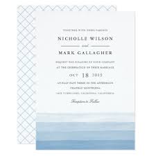 Dip Dye Watercolor Wedding Invitation Sky Zazzle Com Watercolor Wedding Invitations Watercolor Wedding Beach Wedding Invitations