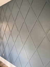 I literally draw and cut these shapes out in less than 10 minutes. How To Make A Diamond Pattern Wood Accent Trellis Wall Cribbs Style