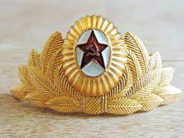 Soviet Russian Army Officers Cockade Hat Pin Red Star Badge Cap Kokarda New Star Badge Hat Pins Red Star