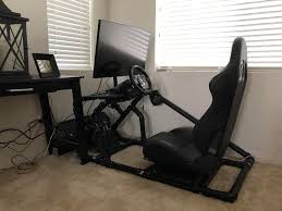 My new sim racing/streaming/work station. Low Cost Diy Pvc Rig Simracing