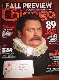 Chicago Magazine Big City Big Stories October 2013 Fall Preview Nick  Offerman Ne