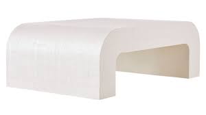 Horseshoe Ivory Lacquered Linen Coffee Table Reviews Cb2 In 2020 Coffee Table Coffee Table White Standard Furniture