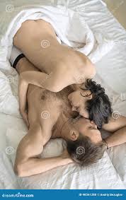 Passionate hugging couple stock photo. Image of intimacy - 98341280