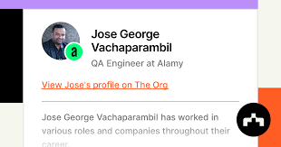 Jose George Vachaparambil - QA Engineer at Alamy | The Org
