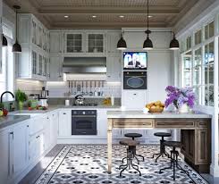 Jolie Maison Familiale Russe Au Design Interieur Neo Rustique Cuisine Contemporaine Style Provencal Cuisine Moderne