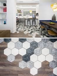 Here are some quick ideas for decorating your apartment kitchen. 19 Ideas For Using Hexagons In Interior Design And Architecture Laminate Flooring In Kitchen Floor Design House Design