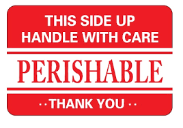 Free of charge fragile label printable shipping and delivery label to download, publications and adhere to shipment that state sensitive handle properly this disambiguation page prospect lists articles linked to the title sensitive. 300 2x3 76x51mm This Is Side Up Handle With Care Perishable Shipping Labels Stickers Label Address Label Vendorslabel Flash Aliexpress