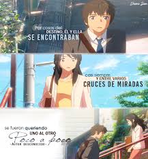 Kimi No Na Wa Your Name Frases De Anime Frases De Personajes Frases Otakus Frases De Amor Anime