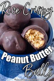 6 cups rice krispies cereal, divided. Peanut Butter Balls With Rice Krispies Chocolate With Grace