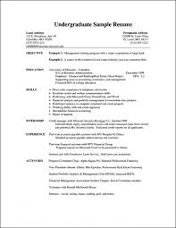 Online resume builder makes it fast & easy to create a resume that will get you hired. Resume Format Undergraduate Cv Examples Student Resume Resume Format