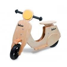 Scooter Senza Pedali Wespa Wooden Scooter Wood Bike Wood Toys