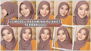 Hijaber ingin tau model jilbab pashmina terbaru sekarang ini. Tutorial Pashmina Plisket Terbaru Simpel Elegan Youtube