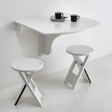 opklapbare muurtafel en 2 taboeretten juane table murale rabattable table murale table pliante murale