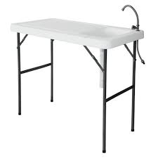 portable fish fillet cleaning table