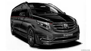 2016 Larte Black Crystal Based On Mercedes Benz V Class Front Hd Wallpaper 1