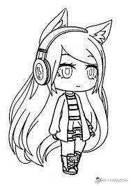 Gacha Life Coloring Pages Unique Collection Print For Free Unicorn Coloring Pages Chibi Coloring Pages Coloring Pages For Girls