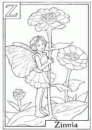 Zinnia flowers are such a wonderful symbol of summer. Print Letter Z For Zinnia Flower Fairy Coloring Page Or Download Coloring Home