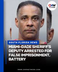 A Miami-Dade Sheriff's (@miamidadesheriffsoffice) deputy is behind bars  after being arrested for false imprisonment and battery. According to  reports, 54-year-old Daniel Chala was taken into custody after allegedly  assaulting a woman at