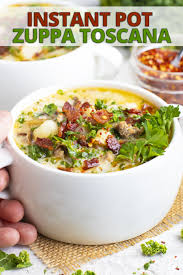Zuppa Toscana Soup Is A Copycat Recipe Of The Favorite Olive Garden Classic This Zupp Best Healthy Soup Recipe Healthy Dinner Recipes Gluten Free Instant Pot