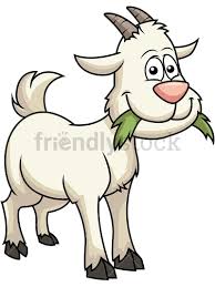 Hi oh hi oh, off to work we gooo #rentagoat #fireh. Happy Goat Eating Grass Cartoon Vector Clipart Friendlystock Cartoon Goat Goat Cartoon Cartoon Vector