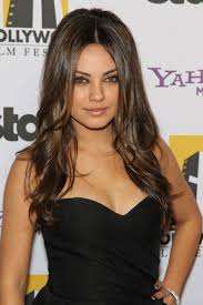 Pictures Of Mila Kunis Long Brunette Hair Celebrity Long Hair Long Hair Styles