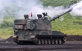 Download wallpapers Type 99, Japanese self-propelled howitzer, 155mm,  Japanese Ground Self-Defense Force, Self-propelled gun, artillery, Japan  for desktop free. Pictures for desktop free