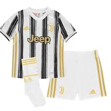 Shop the best home, away and third juventus kits & shirts. Adidas Juventus Home Mini Kit 20 21 White Black Gold Allsportstore Com