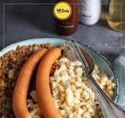 Saure Linsen mit Spätzle & Wienerle | Bake to the roots